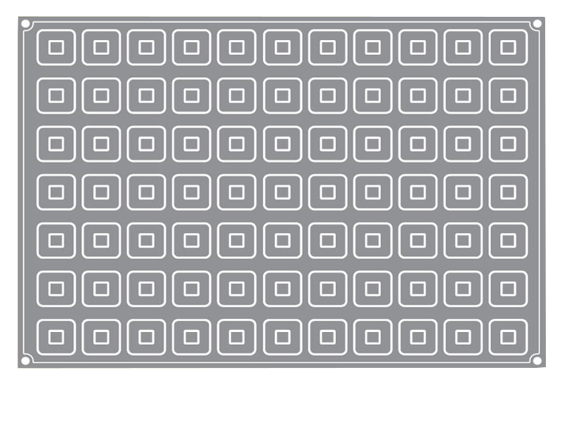 Zeige Details für Pavoflex Savarin mini eckig Bild von Pavoflex Savarin mini eckig