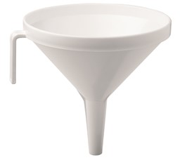 Afficher les détails pour Entonnoir polypropylène blanc Image de Entonnoir polypropylène blanc