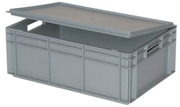 Afficher les détails pour Couvercle à charnière, gris Image de Couvercle à charnière, gris