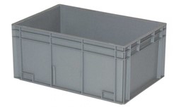 Afficher les détails pour Récipient plastique gris Image de Récipient plastique gris